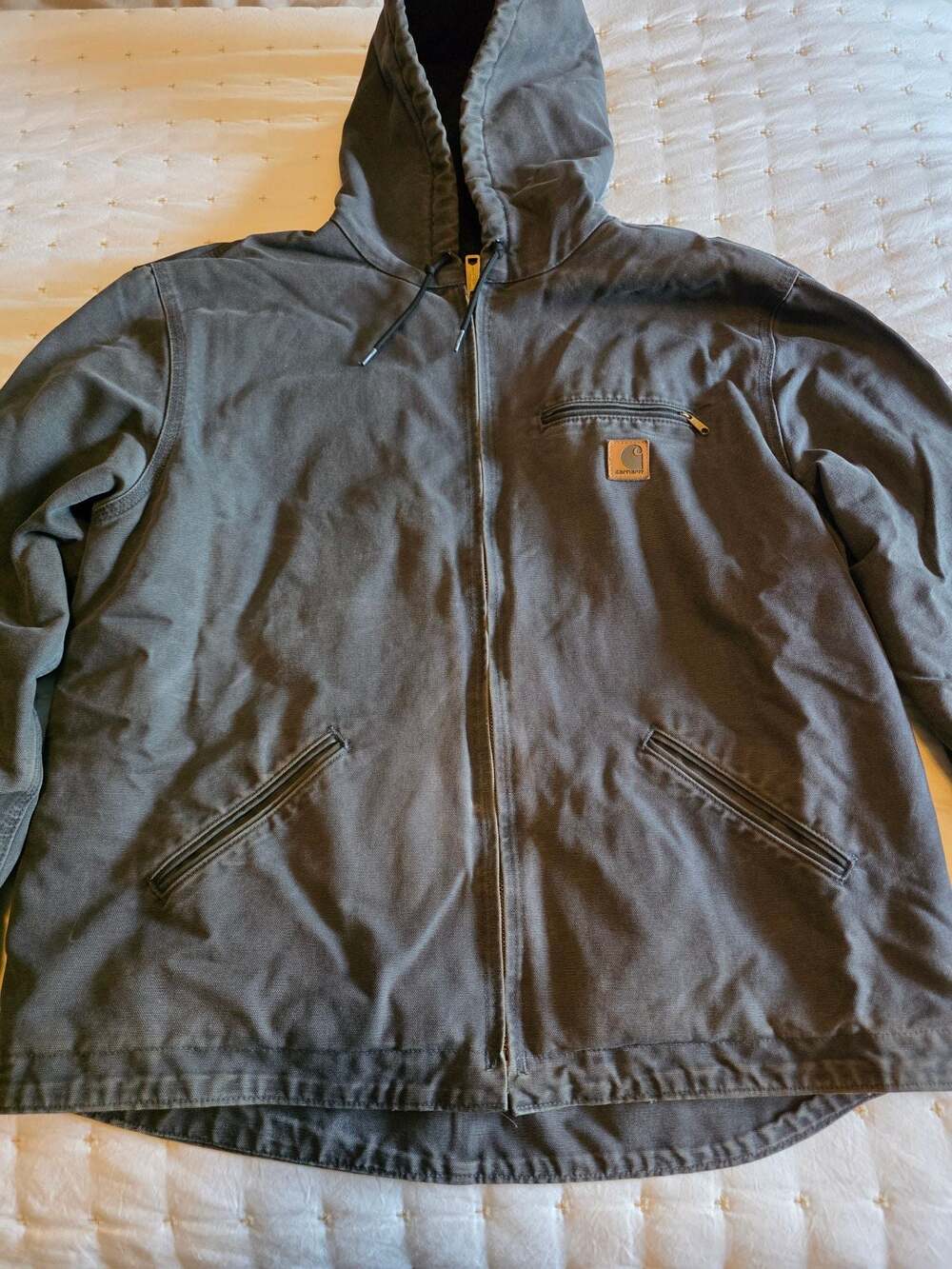 Carhartt J141-029 Sherpa Lined Duck Canvas Hooded‎ Jacket